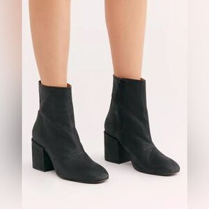 Free People Nicola High Ankle Boot in black